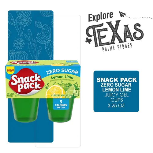 Vista 5 de Snack Pack - Paquete Lavinia Essentials: 16 tazas de geles jugosos saborizados sin azúcar, sin gluten, vaso de plástico On-The-Go 3.25 + 1 utilidad