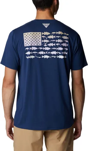 Vista 2 de Columbia Camiseta de manga corta PFG Fish Flag Tech para hombre