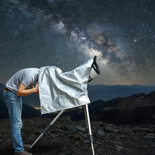 Vista 4 de Telescope Cover for Meade StarPro AZ 70 2018–2026 Silver(420d)