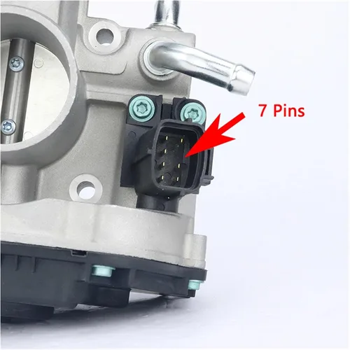 Vista 3 de Cuerpo del acelerador compatible con Daewoo Kalos 1.2 compatible con Acelerador corporal Aveo T250 T200 96332250 96815460 FLAI056R