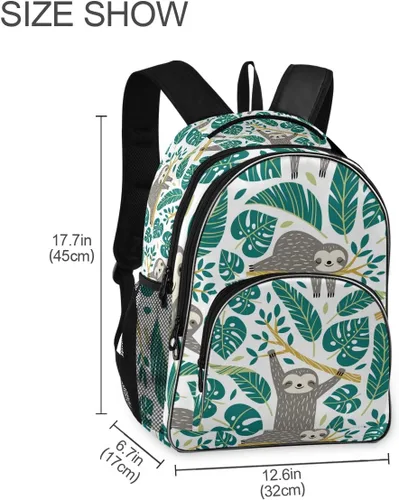 Vista 5 de ALAZA - Mochila escolar escolar escolar escolar para adolescentes