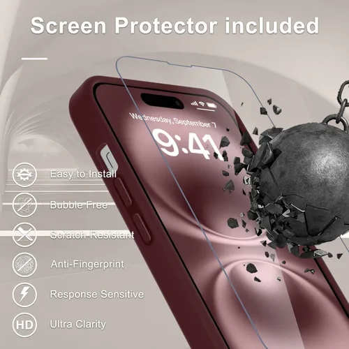 Vista 1495 de Funda para Google Pixel 10 Pro XL, cubierta magnética mate, color negro Fit for MagSafe, Screen Protector included, Shockproof Military Grade