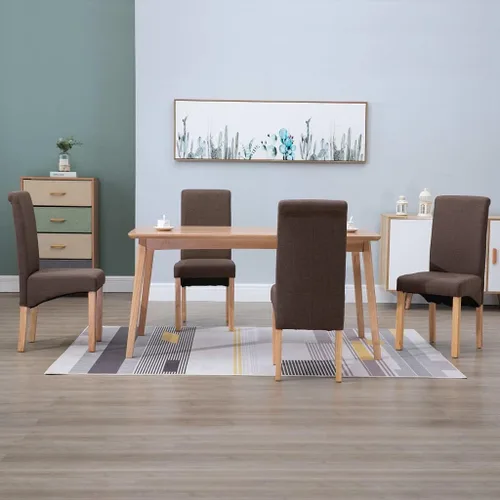 Vista 29 de Dining Chair Set of 2 Black Fabric, Ergonomic Wood Frame, Modern Kitchen Dining Room Chairs for Living Space