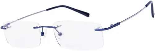 Vista 9 de Agstum Blue Light Blocking Glasses - Flexible Rimless Titanium Alloy Eyeglasses Frames Clear Lens