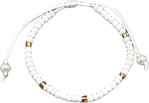 Vista 5 de Pulsera ajustable Santeria Orishas Babalawo Iyawo hecha a mano