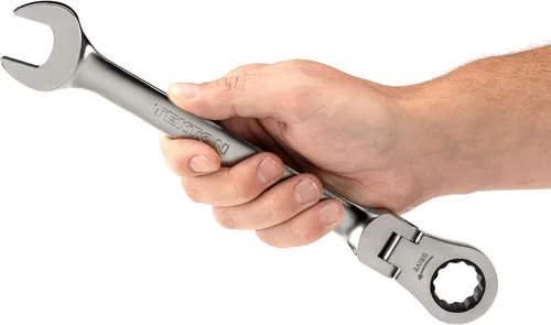 Vista 3 de TEKTON Llave combinada con cabeza flexible de 12 puntos de 22 mm WRC26422