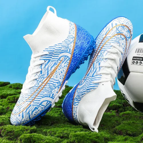 Vista 6 de HaloTeam Zapatos de fútbol para hombre, botas de fútbol para hombre, botas de fútbol de césped para entrenamiento profesional al aire libre