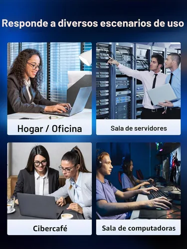 Vista 7 de UGREEN Cable Ethernet Cat 8 de 1.5 pies, cable de red trenzado de alta velocidad de 40 Gbps 2000 Mhz Cat8 RJ45 blindado para interiores, cables LAN
