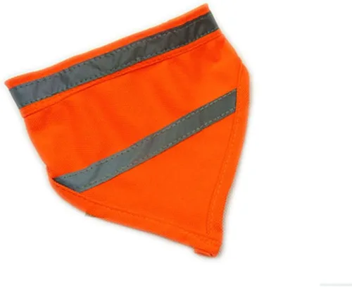 Vista 7 de Encell Bufanda reflectante para perro, pañuelo de seguridad para mascotas, verde, S