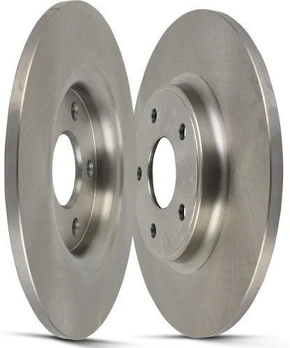Vista 14 de SCITOO Rotores de freno traseros, 2 kits de frenos para Acura Integra 1990-2001, Honda Civic 1992-1995 1999-2000, para Civic del Sol 1993-1997, CRX