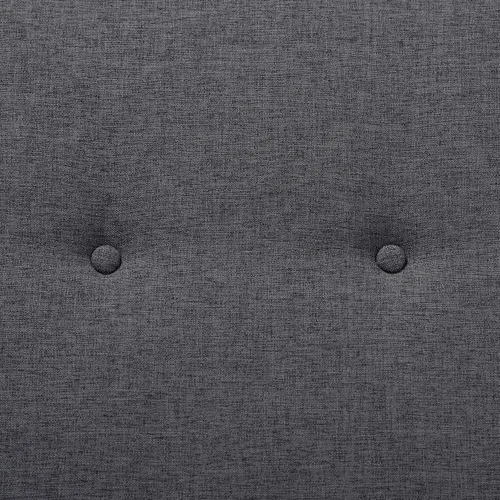 Vista 6 de Baxton Studio Bancos, talla única, gris oscuro/nogal Gris oscuro/marrón nogal