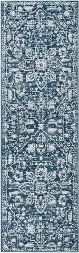 Vista 90 de Well Woven - Alfombra tejida estilo vintage con diseño de medallón, 68 x 120 cm