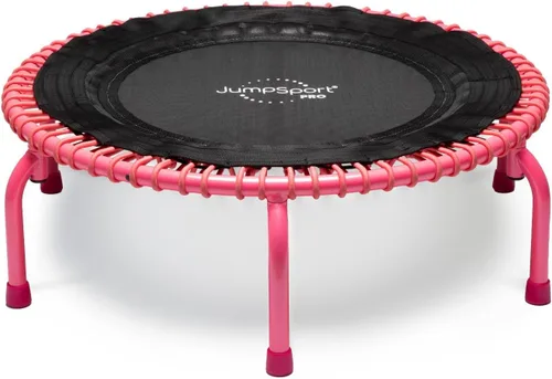 Vista 2 de JumpSport 350 PRO 39 Inch Fitness Trampoline Indoor Rebounder Cardio Workout Equipment 300 lb Capacity