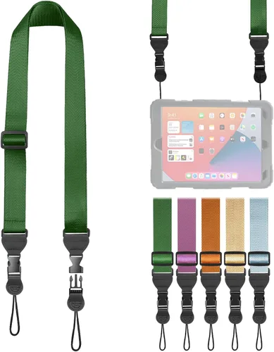 Vista 14 de FIEIL Correa de hombro ajustable, correa de nailon para cámara, cómoda correa para el cuello para iPad, tableta de teléfono celular, cámara, laptop