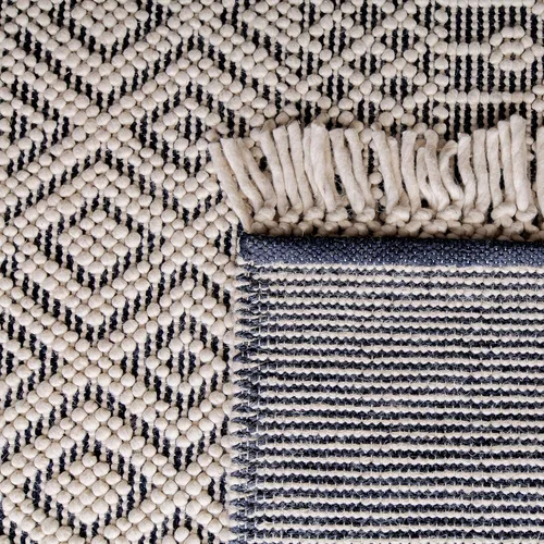 Vista 25 de SAFAVIEH Natura Collection - Alfombra decorativa de 2 x 3 pies, color marfil, con flecos de lana marroquí bohemia, hecha a mano, ideal para zonas
