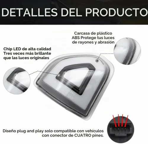 Vista 7 de Luces de señal de giro para espejo lateral LED compatibles con Ram 1500 2021-2023/para Ram 1500 Classic 2022 2023/para Ram 2500 3500 19-22 Señal