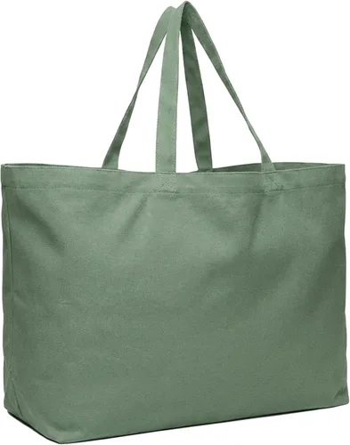 Vista 9 de Bolsa de lona extragrande - La más grande reutilizable para comestibles Premium Big Reusable Grocery Shopping Heavy Duty Robusto, Plegable