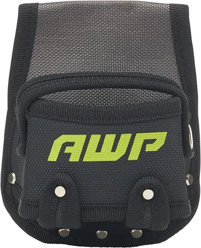 Vista 5 de AWP Funda para Cinta Métrica con Clip de Cinturón de Metal y Bucle de Túnel, Accesorio para Cinturón de Herramientas