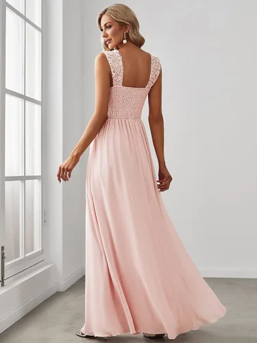Vista 2 de Ever-Pretty Women's Floral Lace Sleeveless A-Line Bridesmaid Dress Evening Dresses 07704-USA
