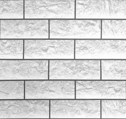 Vista 4 de VViViD Rollo de vinilo arquitectónico autoadhesivo mate con acabado de ladrillo gris (rollo de 133.2 x 4.9 ft)