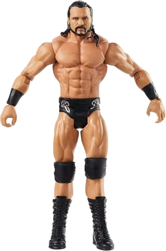 Vista 3 de WWE Mattel Drew Mcintyre Basic Series #113 - Figura de acción en escala de 6 pulgadas con articulación y engranaje de anillo, multicolor, GLB16