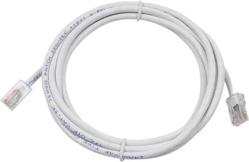 Vista 3 de Buhbo Cable de red Ethernet Cat5E UTP de 0.5 pies (6 pulgadas) sin arranque (paquete de 10), color blanco