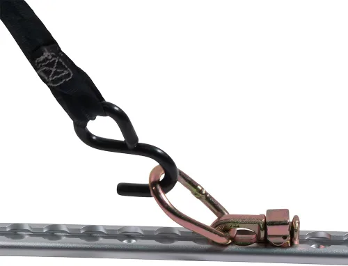Vista 8 de Mytee Products Paquete de 4 accesorios de riel en L de doble perno prisionero con eslabones de pera para rieles de riel en L, accesorios de amarre