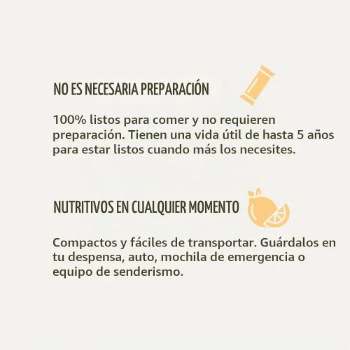 Vista 3 de Roundhouse Provisions - Barras de ración de emergencia, modo de supervivencia, paquete de 6