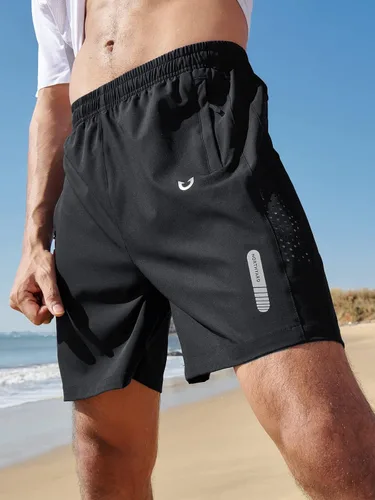 Vista 2 de NORTHYARD Pantalones cortos deportivos ligeros de secado rápido y de 7pulgadas para hombre, para senderismo, deportes, gimnasio, correr