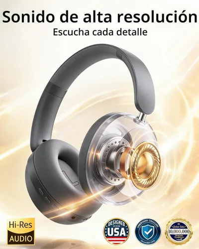 Vista 3 de Wentronic Y05 Auriculares inalámbricos Bluetooth, cancelación de ruido Gris