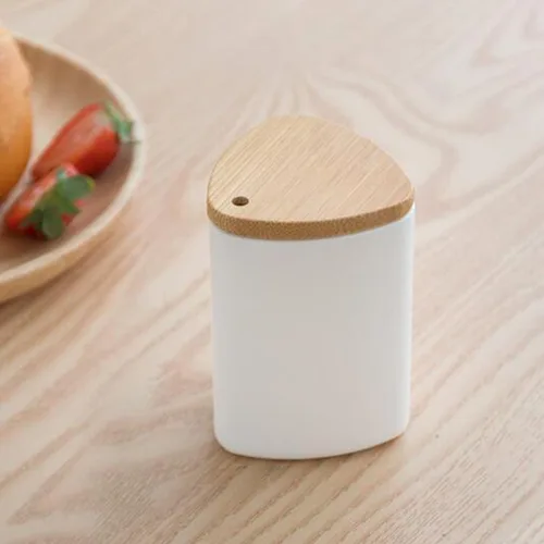 Vista 6 de Cabilock Funda portadora de palillos de dientes con tapa de bambú para hotel restaurante