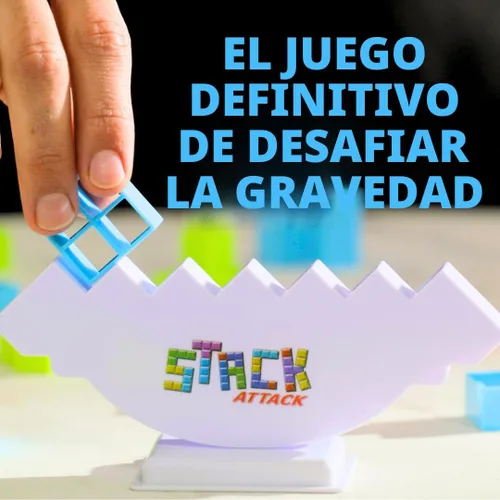 Vista 4 de Juego de torre de ataque apilable para niños y adultos, juego