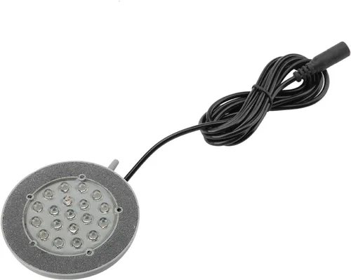 Vista 4 de LED Acuario Aire, Control de Luz Cambiante Lámpara Pescado Peces Burbuja Piedra Decoración US Plug 100 240V