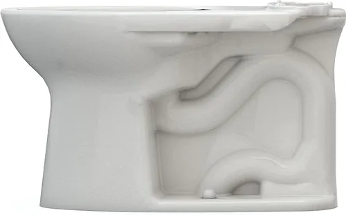Vista 8 de TOTO Drake C776CEFG #11 - Cuenco de inodoro alargado universal de altura con CEFIONTECT, color blanco colonial