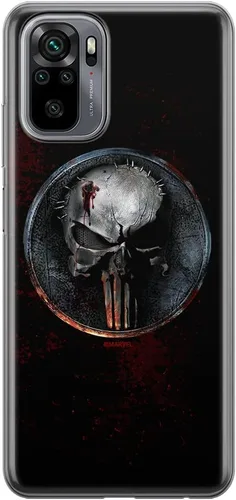 Vista 2 de ERT GROUP Caja del teléfono móvil para Xiaomi REDMI Note 10/10S Original y con licencia oficial Marvel Pattern Punisher 003 adaptado de manera