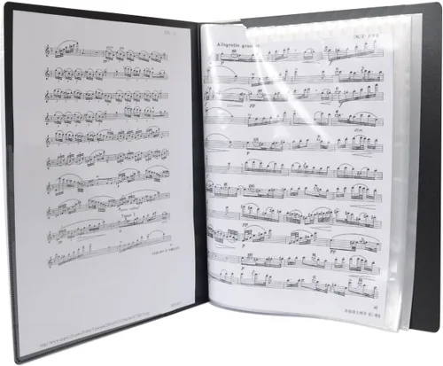 Vista 8 de Baquetas de batería 5A y soporte para carpeta de música