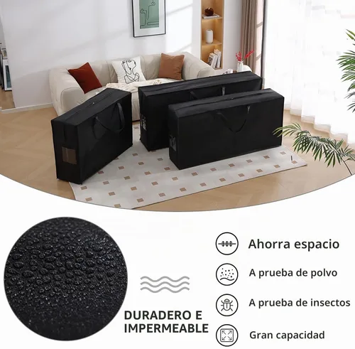 Vista 4 de Bolsa de almacenamiento plegable para colchón triple