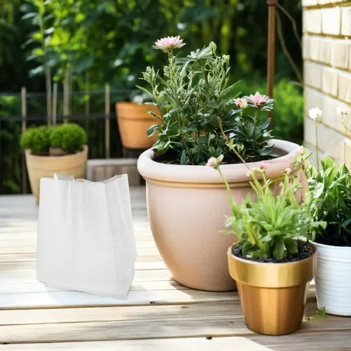 Vista 7 de 200pcs Seedling Grow Bags 8x10cm 20x20cm Non-woven Fabric Breathable