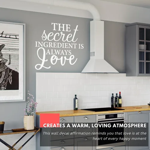 Vista 2 de My Vinyl Story - Adhesivo decorativo para pared de cocina, frase inspiradora de arte para cocina, comedor o cafetería, extraíble