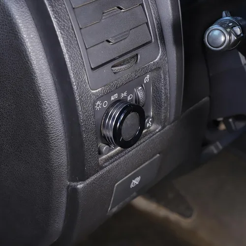 Vista 7 de PIUGILH Consolas centrales - Cubierta de perilla para interruptor de aire acondicionado compatible con Hummer H3 2005-2009, cubierta de botón