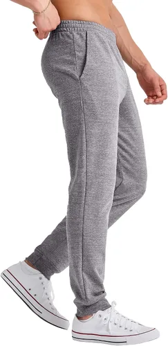 Vista 4 de Hanes Originals - Pantalones deportivos de rizo francés para hombre, pantalones deportivos ligeros con bolsillos, entrepierna de 30 pulgadas