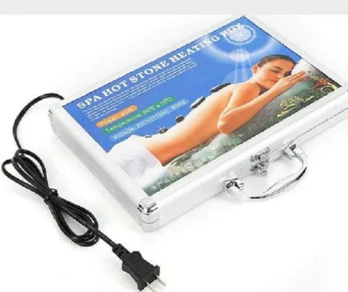 Vista 2 de Kit de spa y masaje con piedras calientes