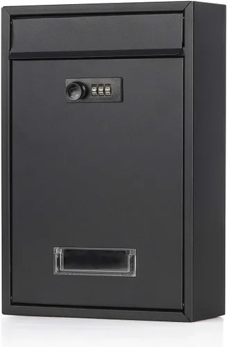 Vista 13 de Buzones con Cerradura Montados en la Pared Verticales – Jssmst Buzón de Correo con Cerradura de Llave y Ranura de Depósito de Capacidad Media