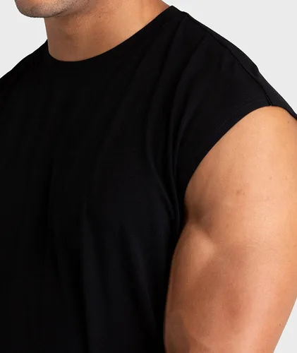 Vista 4 de Holure Paquete de 3 camisetas sin mangas de gimnasio para hombre, camisetas sin mangas para entrenamiento muscular, camisetas deportivas