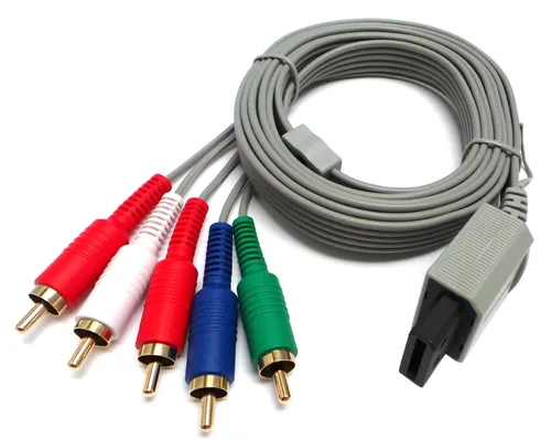 Vista 2 de Importer520 Nintendo Wii Nintendo Wii U Component HDTV AV High Definition AV Cable (Bulk Packaging)