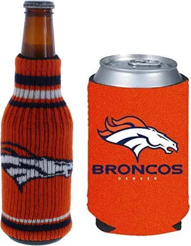 Vista 86 de Soporte aislante para latas y botellas de fútbol americano enfriador de bebidas Huggie (Nueva Orleans (Saints) - Negro) Nueva Orleans (Santos)