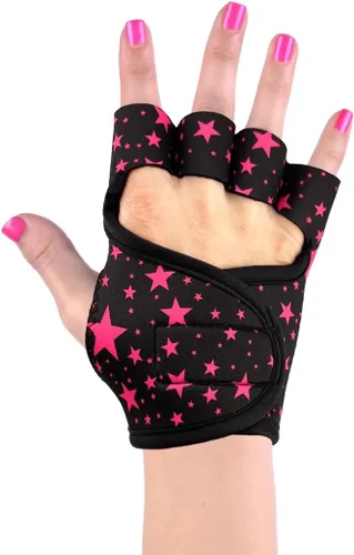 Vista 12 de G-Loves Womens Gelometrics G3 Gel Padded Neoprene Gloves for Wrist Support Pilates and Lagree No-Slip Extreme Silicone