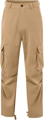 Vista 2 de EELHOE Mens Summer Pants Regular Fit Lightweight Ripstop Trousers Tactical Hiking Outdoor Bottom Pant with Multi-Pockets