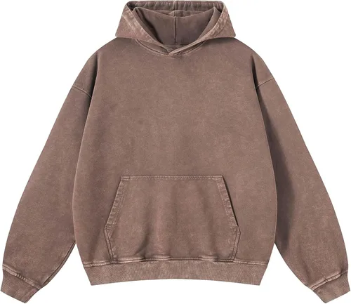 Vista 10 de CHAIRAY Sudaderas con capucha de gran tamaño para mujer, sudaderas con capucha de peso pesado para mujer, sudaderas con capucha vintage con lavado