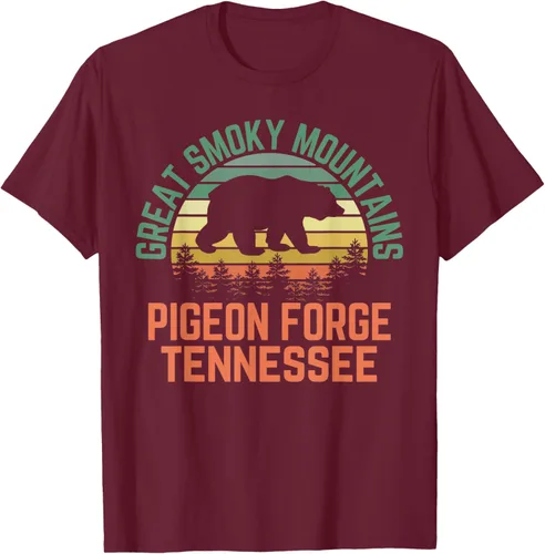 Vista 13 de Camiseta Pigeon Forge Great Smoky Mountains National Park Tennessee, Negro, S